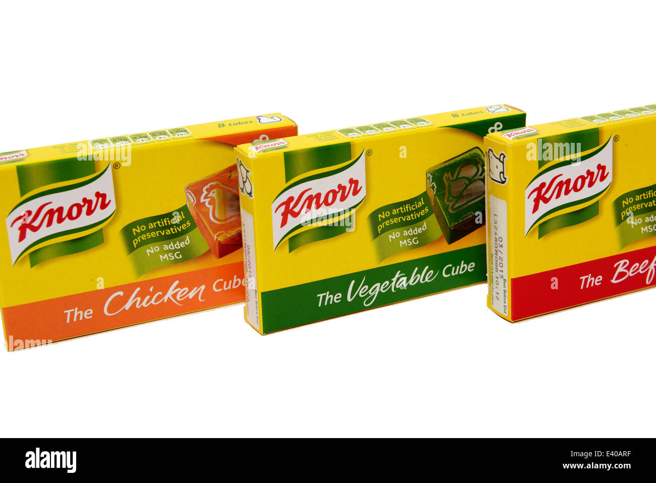 Cubes Knorr Banque D'Images