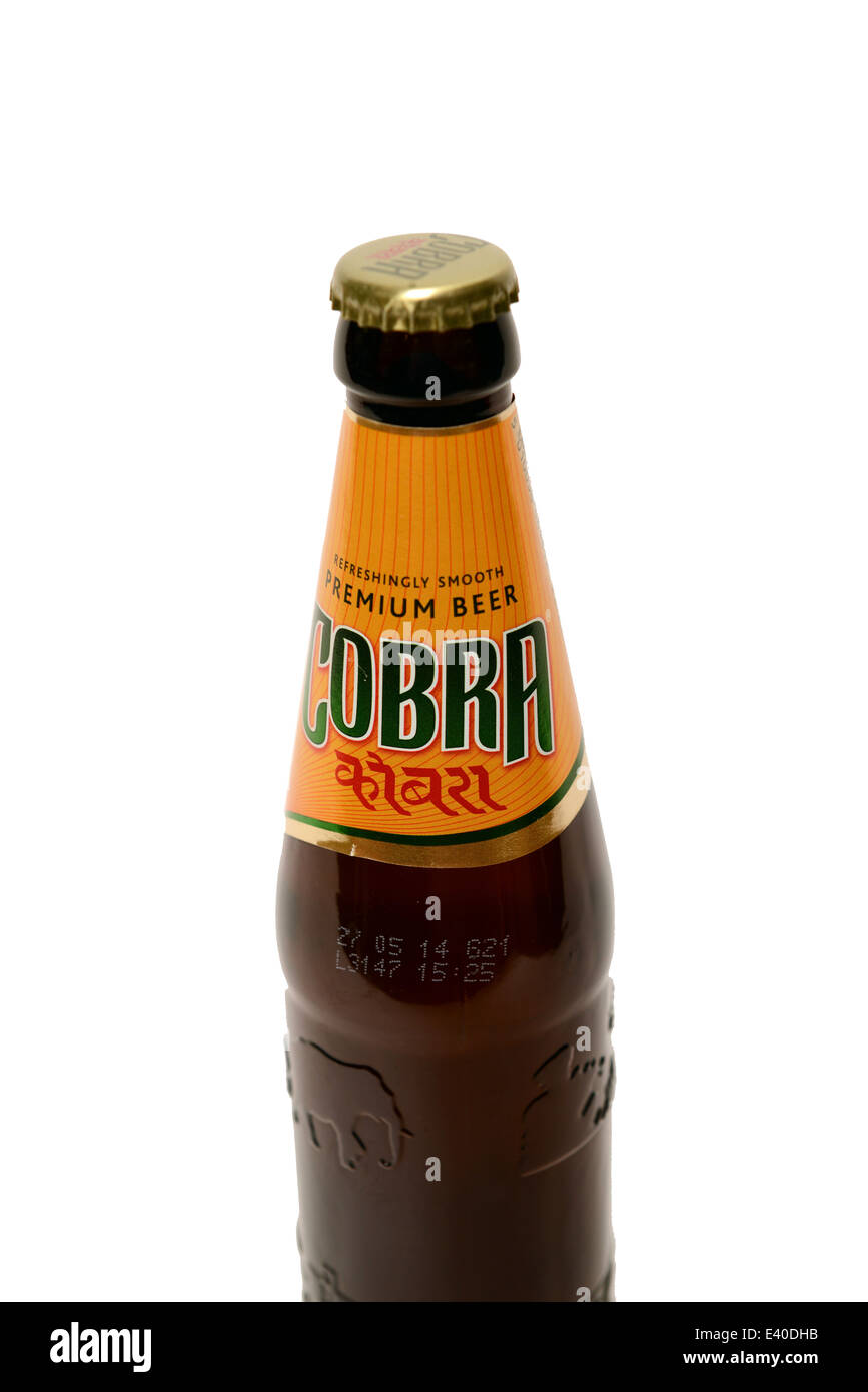 Bière de Cobra Banque D'Images