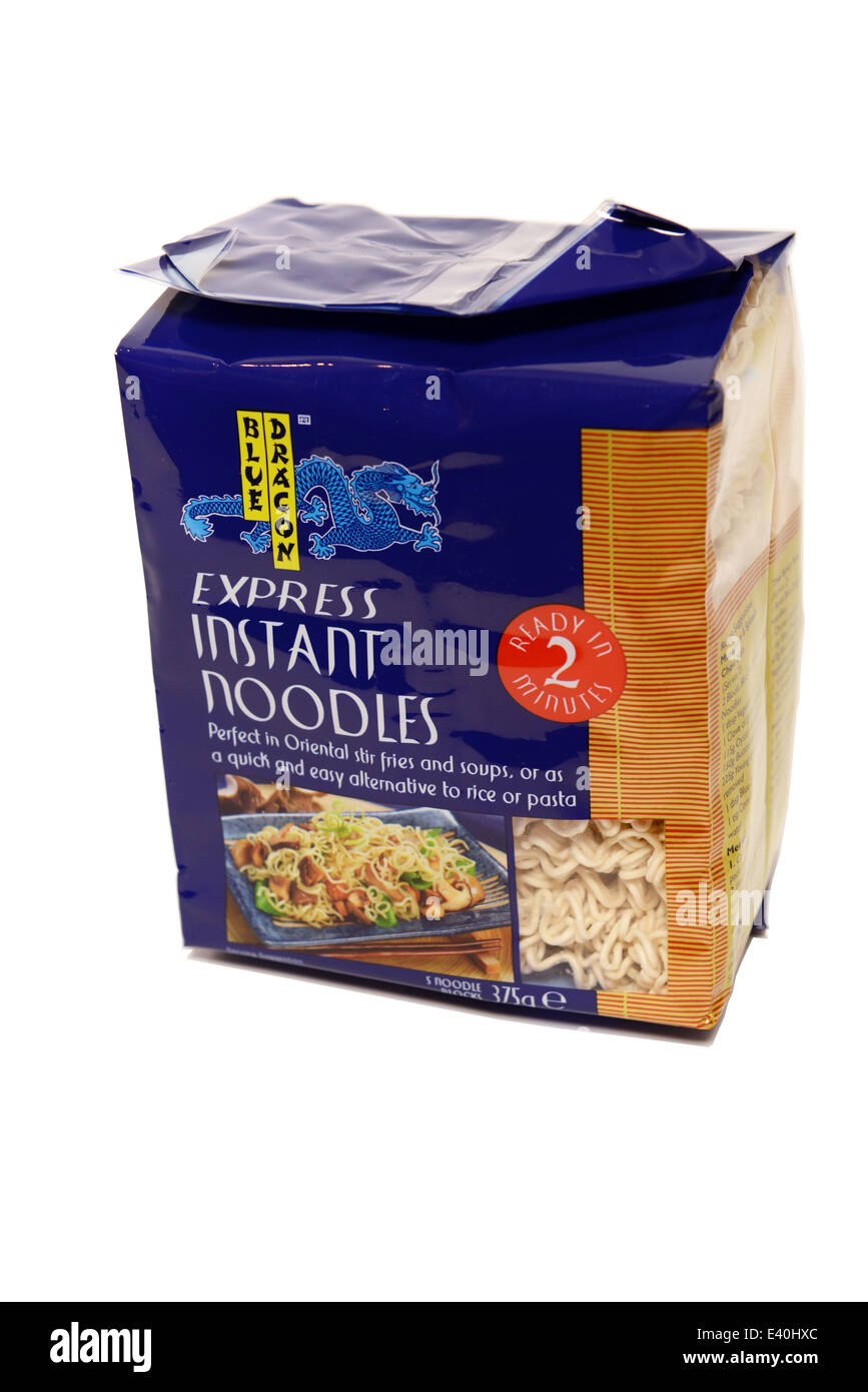 Blue Dragon Express nouilles instantanées Banque D'Images