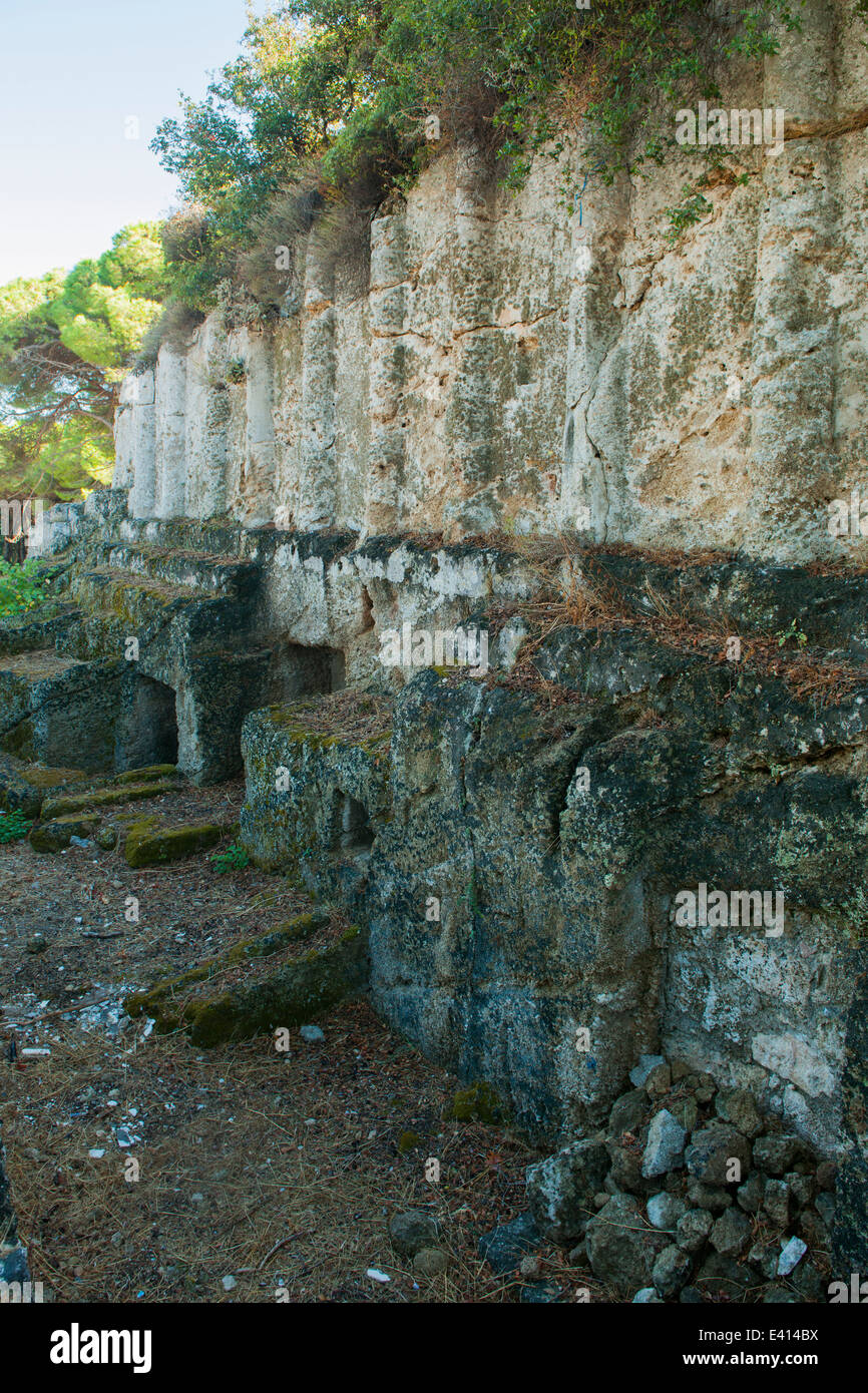 Spanien, Rodini-Park Ptolemäer-Grab, Rhodos, Banque D'Images