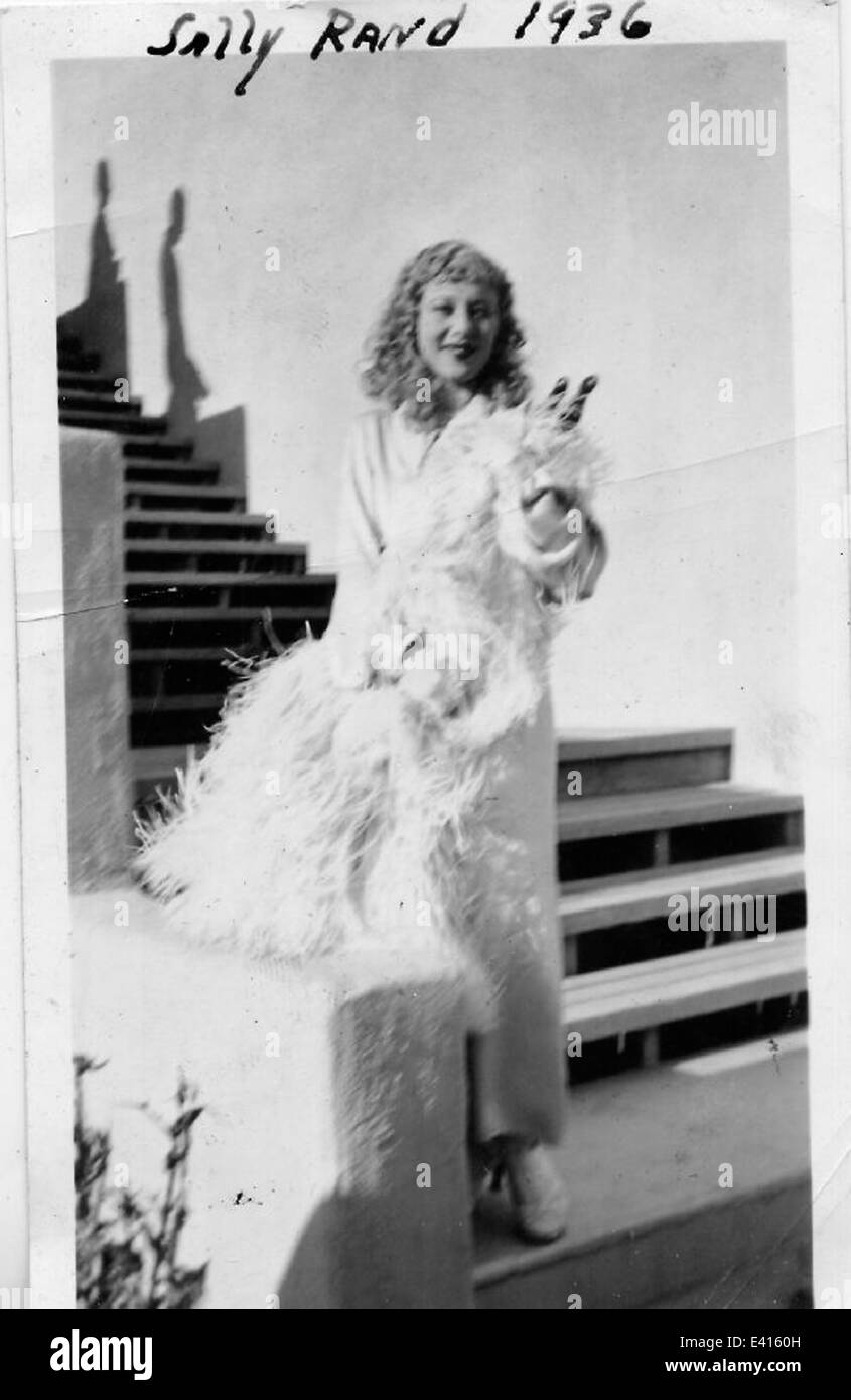 Sally Rand Balboa Park 1936 Banque D'Images