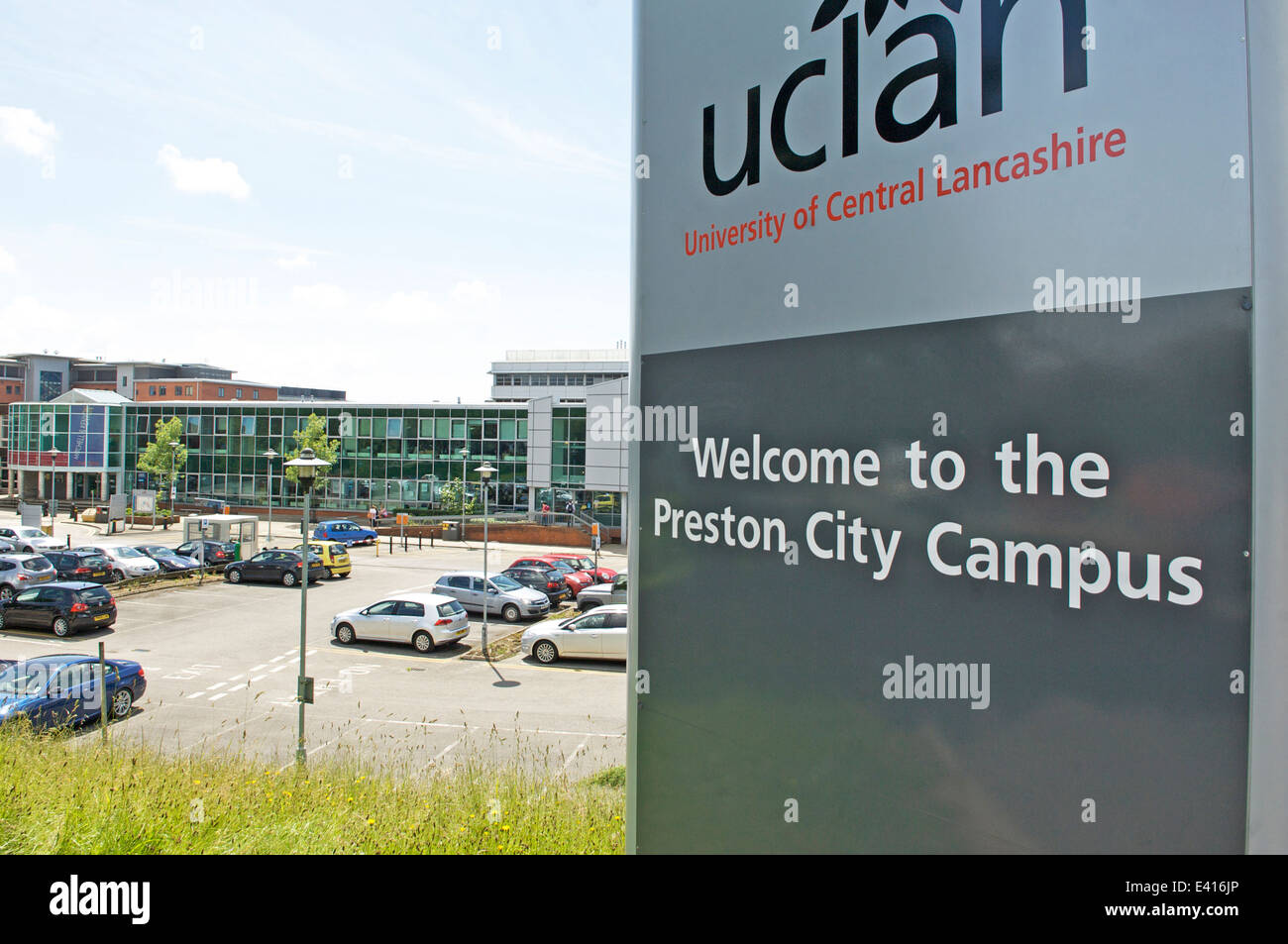Université de Central Lancashire Preston city campus Banque D'Images