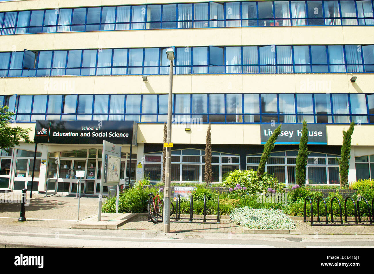 Université de Central Lancashire École des sciences de l'éducation et sciences sociales à Preston Banque D'Images