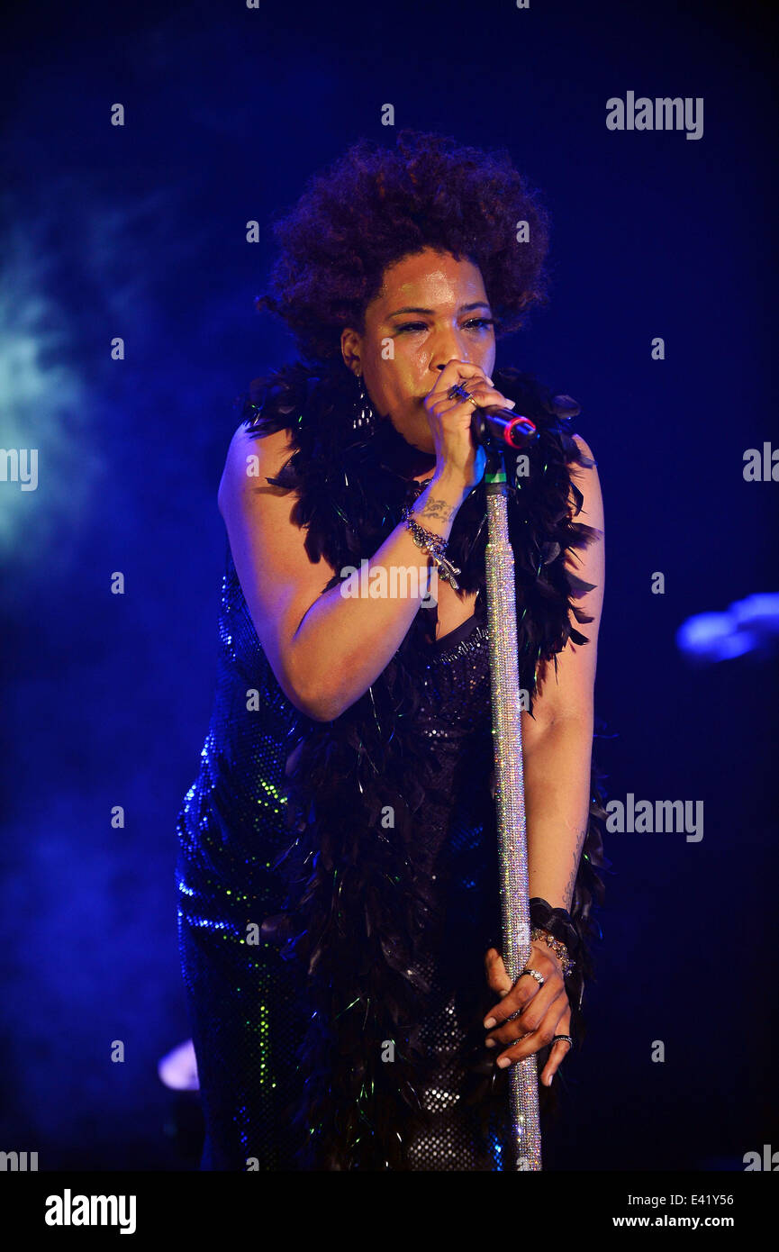 Macy Gray effectue lors de son 14e anniversaire - "sur la façon dont la vie est' au Casino Miami Jai Alai En vedette : Macy Gray Où : Miami, Florida, United States Quand : 31 déc 2013 Banque D'Images