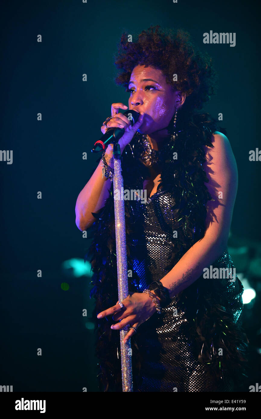 Macy Gray effectue lors de son 14e anniversaire - "sur la façon dont la vie est' au Casino Miami Jai Alai En vedette : Macy Gray Où : Miami, Florida, United States Quand : 31 déc 2013 Banque D'Images