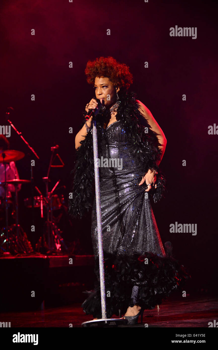 Macy Gray effectue lors de son 14e anniversaire - "sur la façon dont la vie est' au Casino Miami Jai Alai En vedette : Macy Gray Où : Miami, Florida, United States Quand : 31 déc 2013 Banque D'Images
