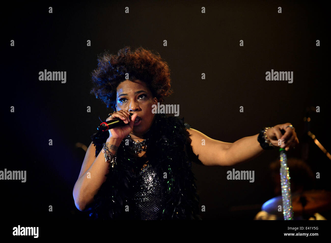 Macy Gray effectue lors de son 14e anniversaire - "sur la façon dont la vie est' au Casino Miami Jai Alai En vedette : Macy Gray Où : Miami, Florida, United States Quand : 31 déc 2013 Banque D'Images