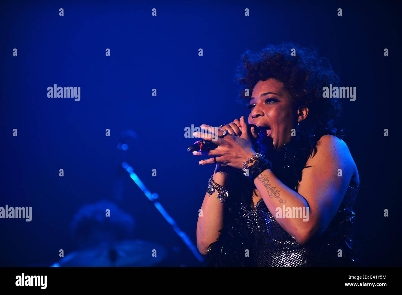 Macy Gray effectue lors de son 14e anniversaire - "sur la façon dont la vie est' au Casino Miami Jai Alai En vedette : Macy Gray Où : Miami, Florida, United States Quand : 31 déc 2013 Banque D'Images