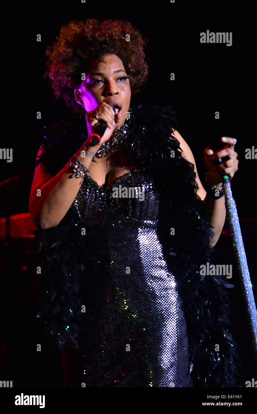 Macy Gray effectue lors de son 14e anniversaire - "sur la façon dont la vie est' au Casino Miami Jai Alai En vedette : Macy Gray Où : Miami, Florida, United States Quand : 31 déc 2013 Banque D'Images