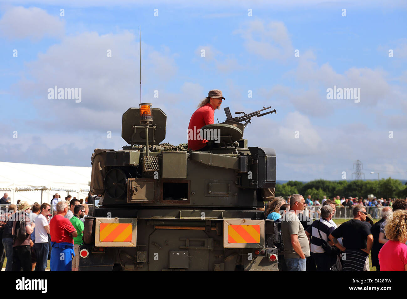 Réservoir à Tankfest à Bovington Tank Museum dans le Dorset, en Angleterre, Banque D'Images