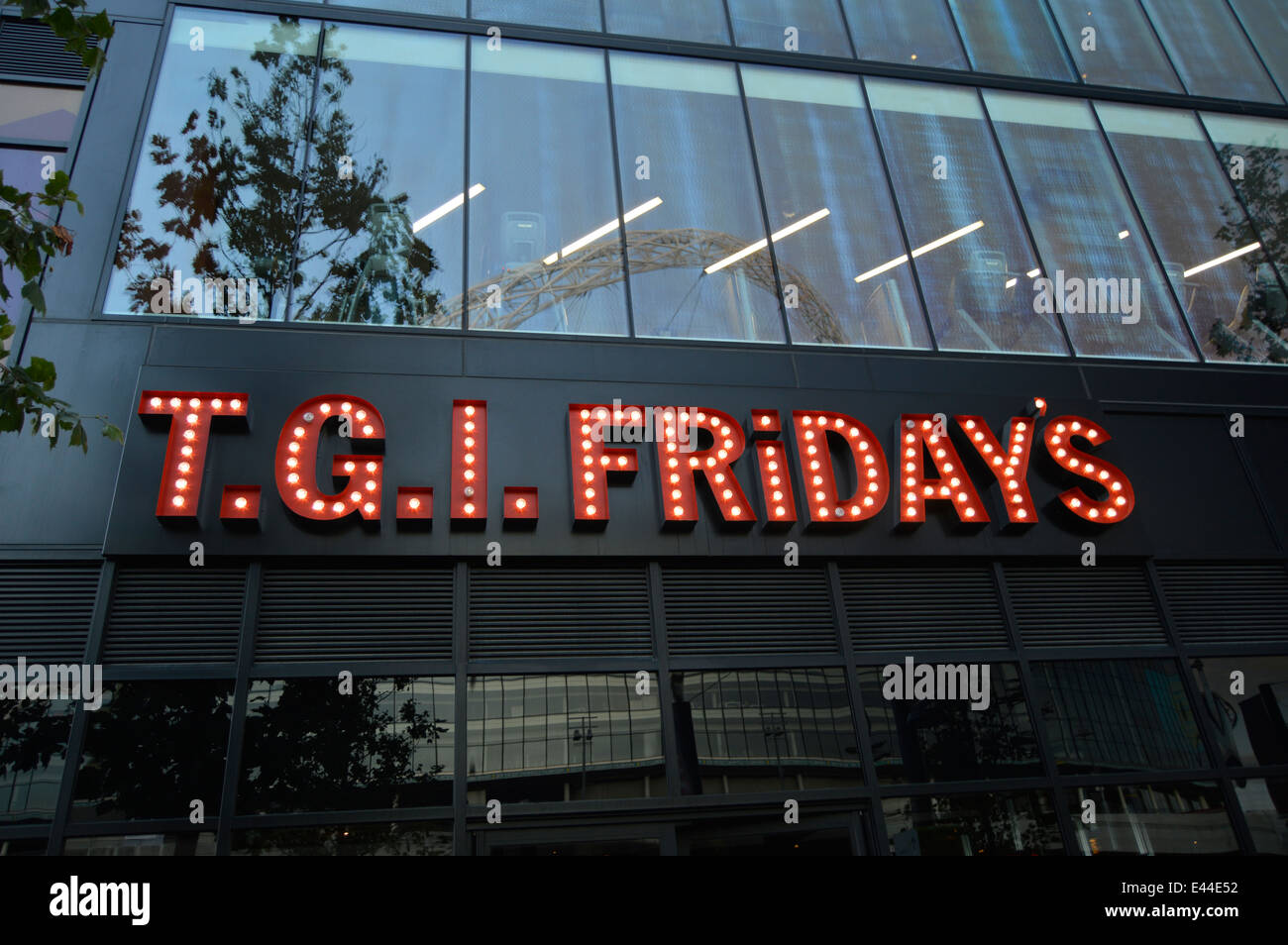 T.G.I.Friday's restaurant,London,UK Banque D'Images