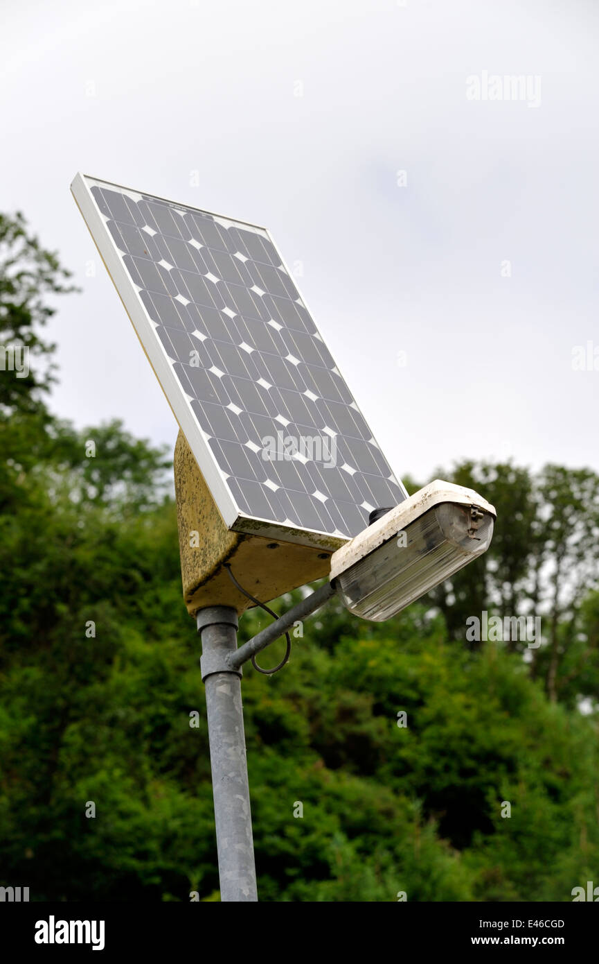 Solar street light Banque D'Images