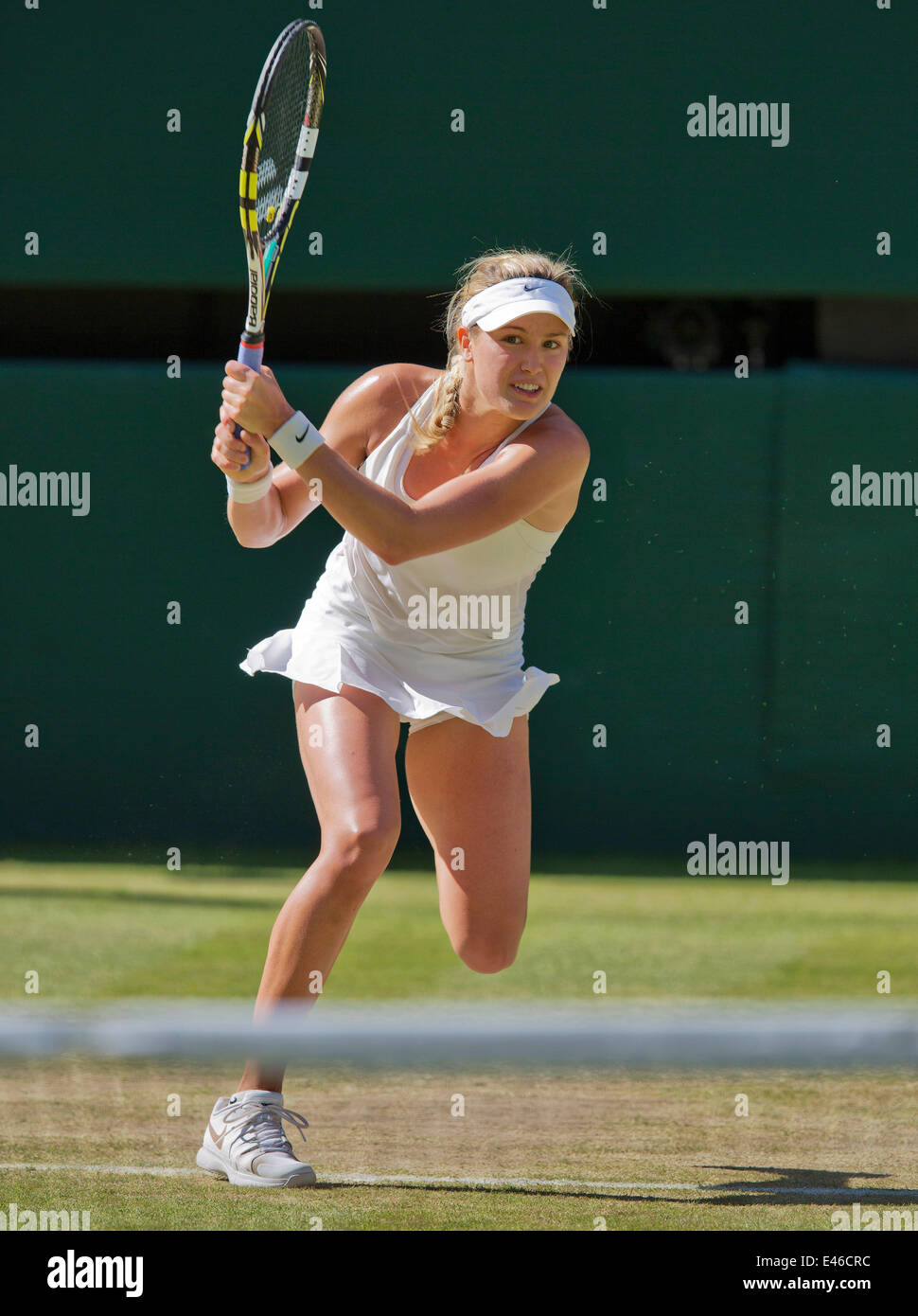Londres, Royaume-Uni. 06Th Juillet, 2014. Tennis, Wimbledon, demi-finale, profils têtes entre Eugenie Bouchard et Simone, : sur la photo : Eugenie Bouchard (CAN) Credit : Henk Koster/Tennisimages/Alamy Live News Banque D'Images