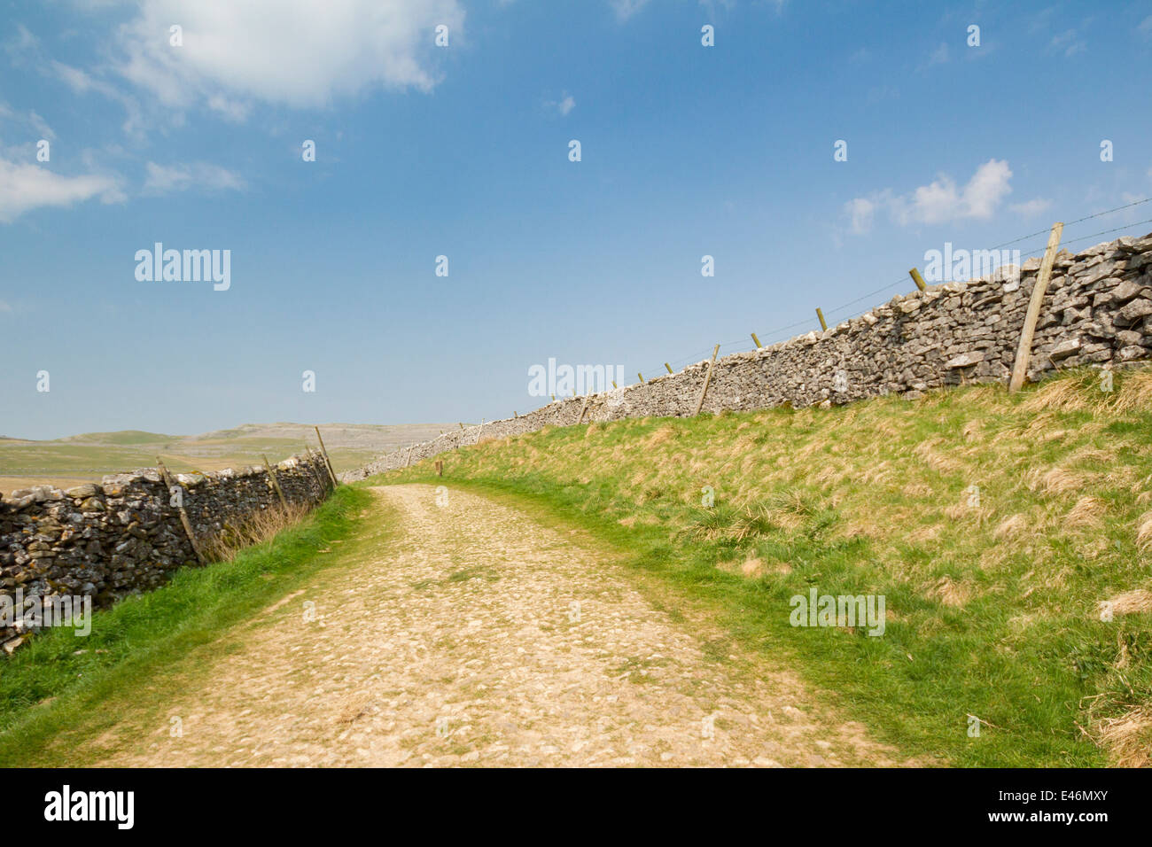 Voie romaine dans le Yorkshire Dales National Park Banque D'Images