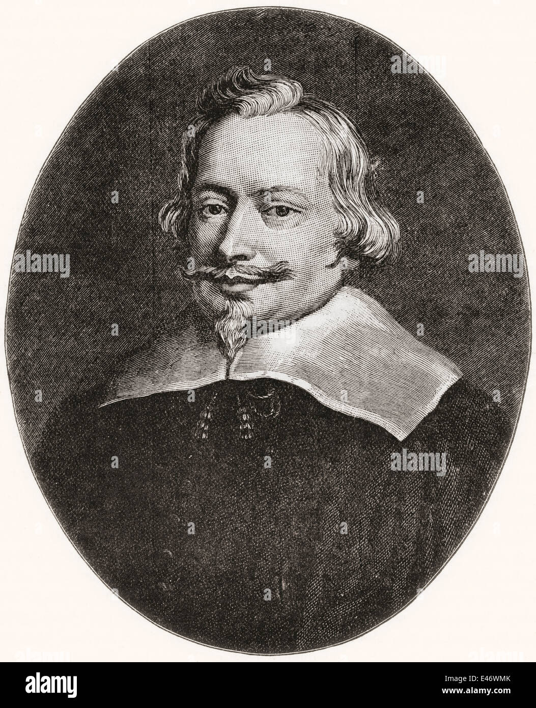 John Pym, 1584 - 1643. Parlementaire anglais, leader du Long Parlement. Banque D'Images