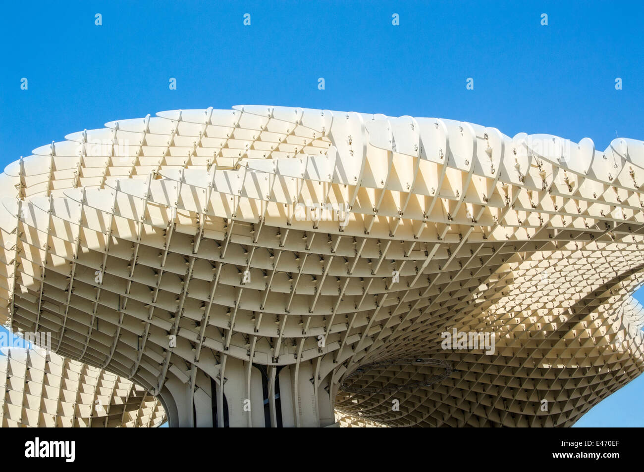 Metropol Parasol bâtiment en bois en Séville, Séville Espagne Banque D'Images