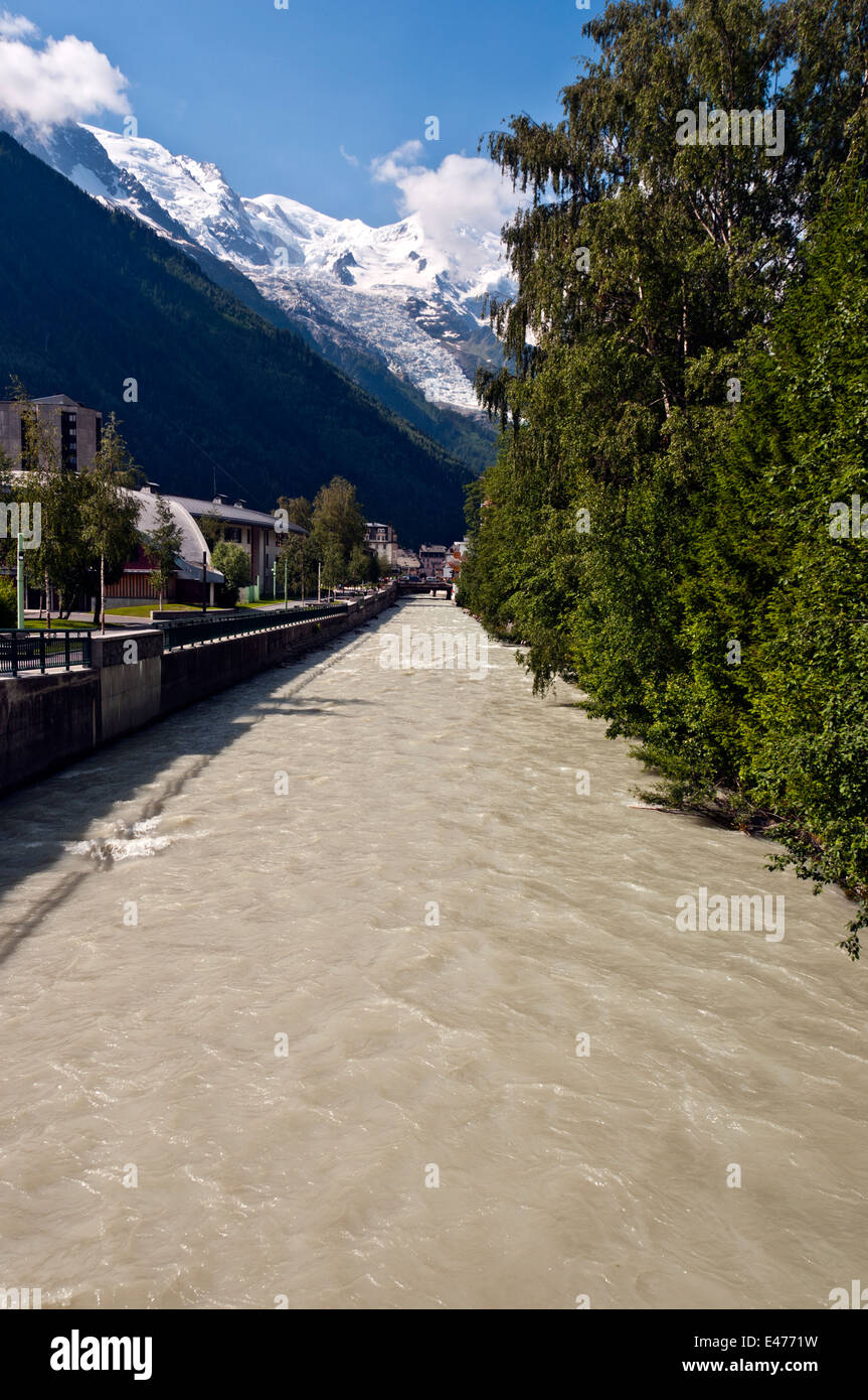 Chamonix Mont-blanc, haute Savoie, Rhône Alpes, France Banque D'Images