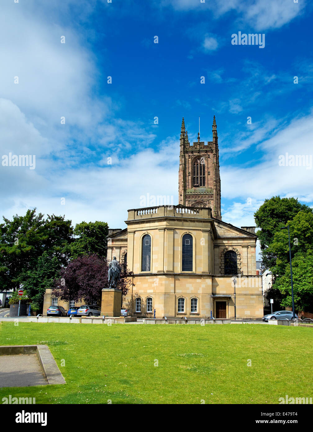 Derby cathedral church of All Saints England UK Banque D'Images