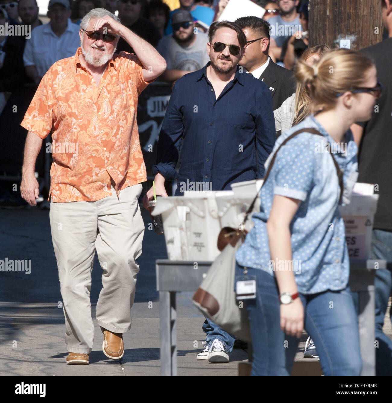 Hollywood, Californie, USA. 3 juillet, 2014. Acteur, comédien, réalisateur, producteur et scénariste, Ben Falcone a fait une apparition sur Jimmy Kimmel Live à Hollywood au El Capitan Theatre le jeudi 3 juillet 2014. © David Bro/ZUMA/Alamy Fil Live News Banque D'Images