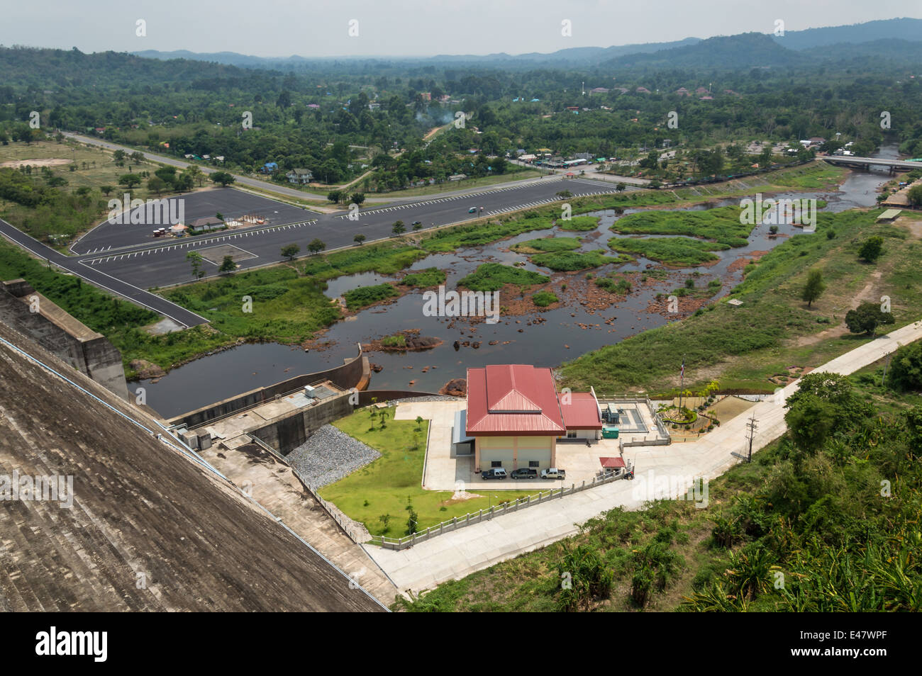 Khundanprakanchon, barrage, la Thaïlande Nakhon Nayok - Image Banque D'Images