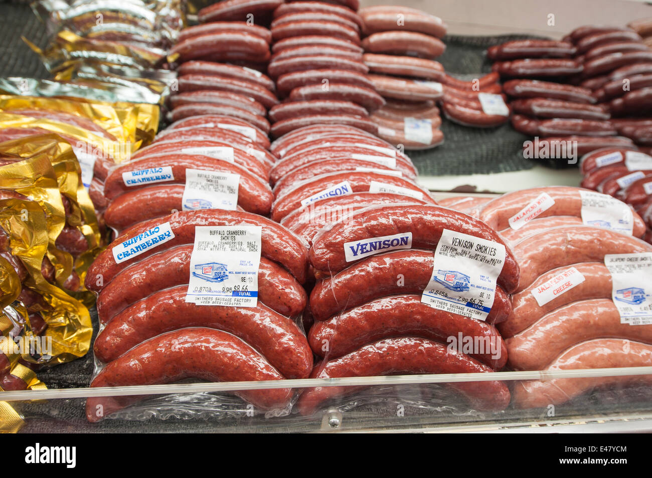 Sausages sausage shop Banque de photographies et d'images à haute  résolution - Alamy