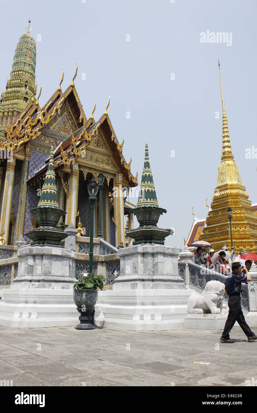Le Grand Palais du Roi de Thaïlande, Rama IX, Bangkok, Thaïlande. Banque D'Images