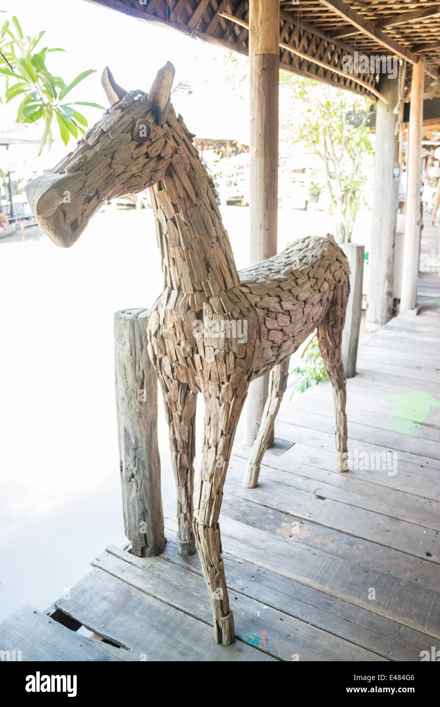 A cheval de bois de rebut, stock photo Banque D'Images