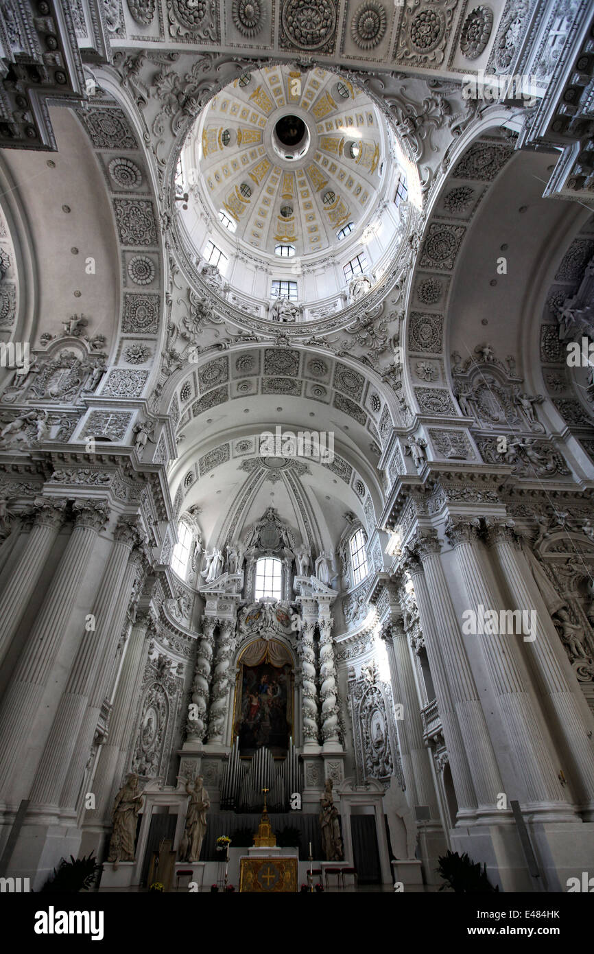 Theatine Église Saint Cajetan (Theatinerkirche St. Kajetan) Banque D'Images