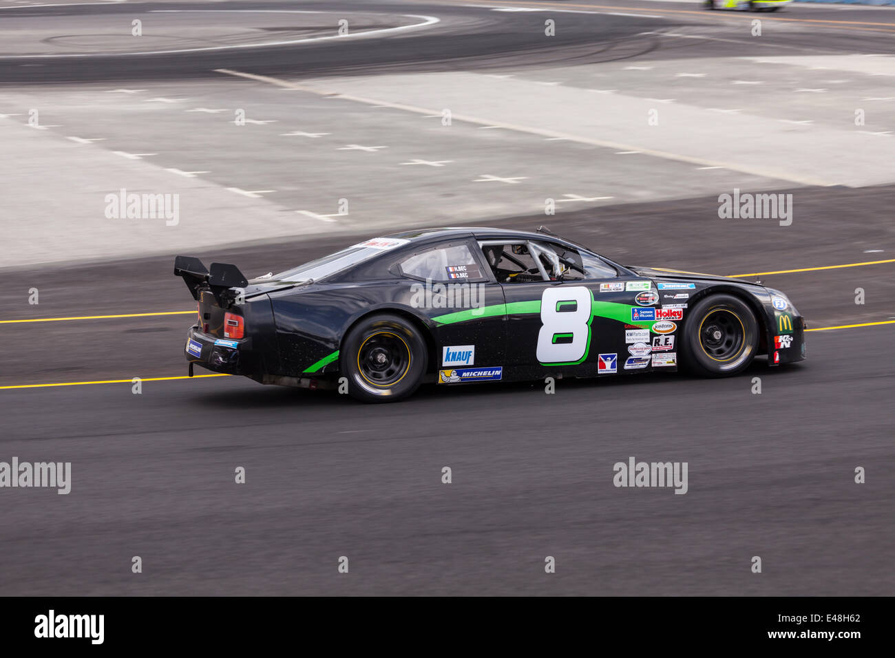 Tours, France. 05 juillet, 2014. Nascar Whelen Euro Série course au tours Speedway, Tours, France. Banque D'Images