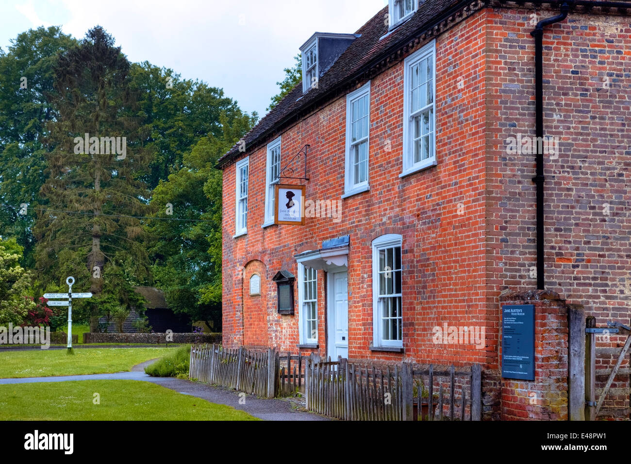 Maison de Jane Austen, Chawton, Hampshire, Angleterre, Royaume-Uni Banque D'Images