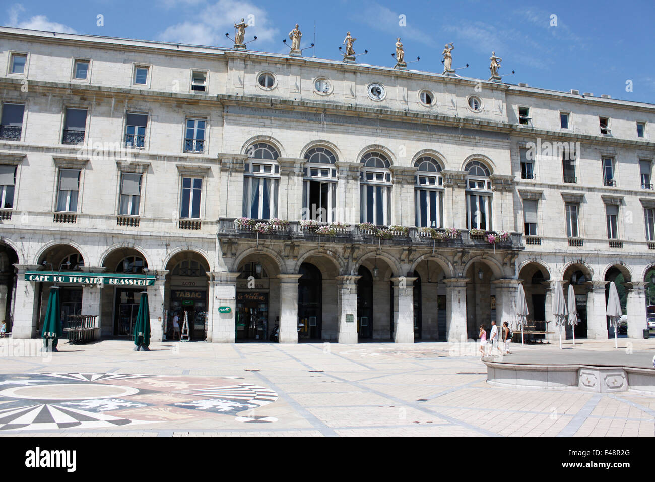 Ville de Bayonne, Pyrénées-Atlantiques, Aquitaine, France. Banque D'Images