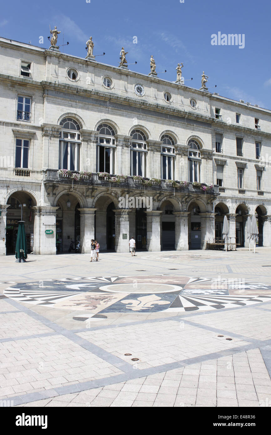 Ville de Bayonne, Pyrénées-Atlantiques, Aquitaine, France. Banque D'Images