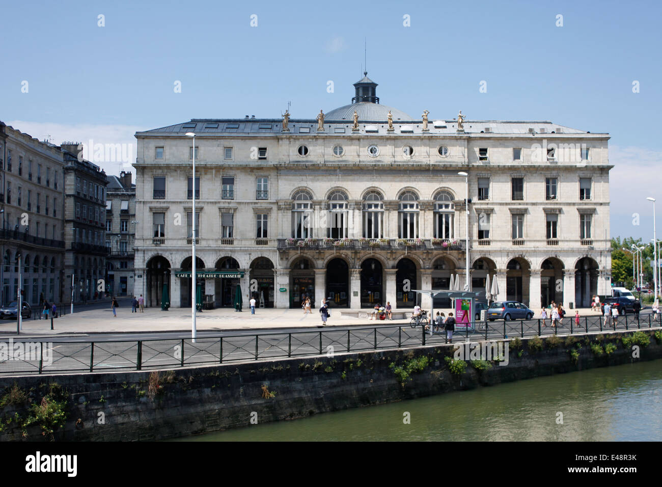 Ville de Bayonne, Pyrénées-Atlantiques, Aquitaine, France. Banque D'Images