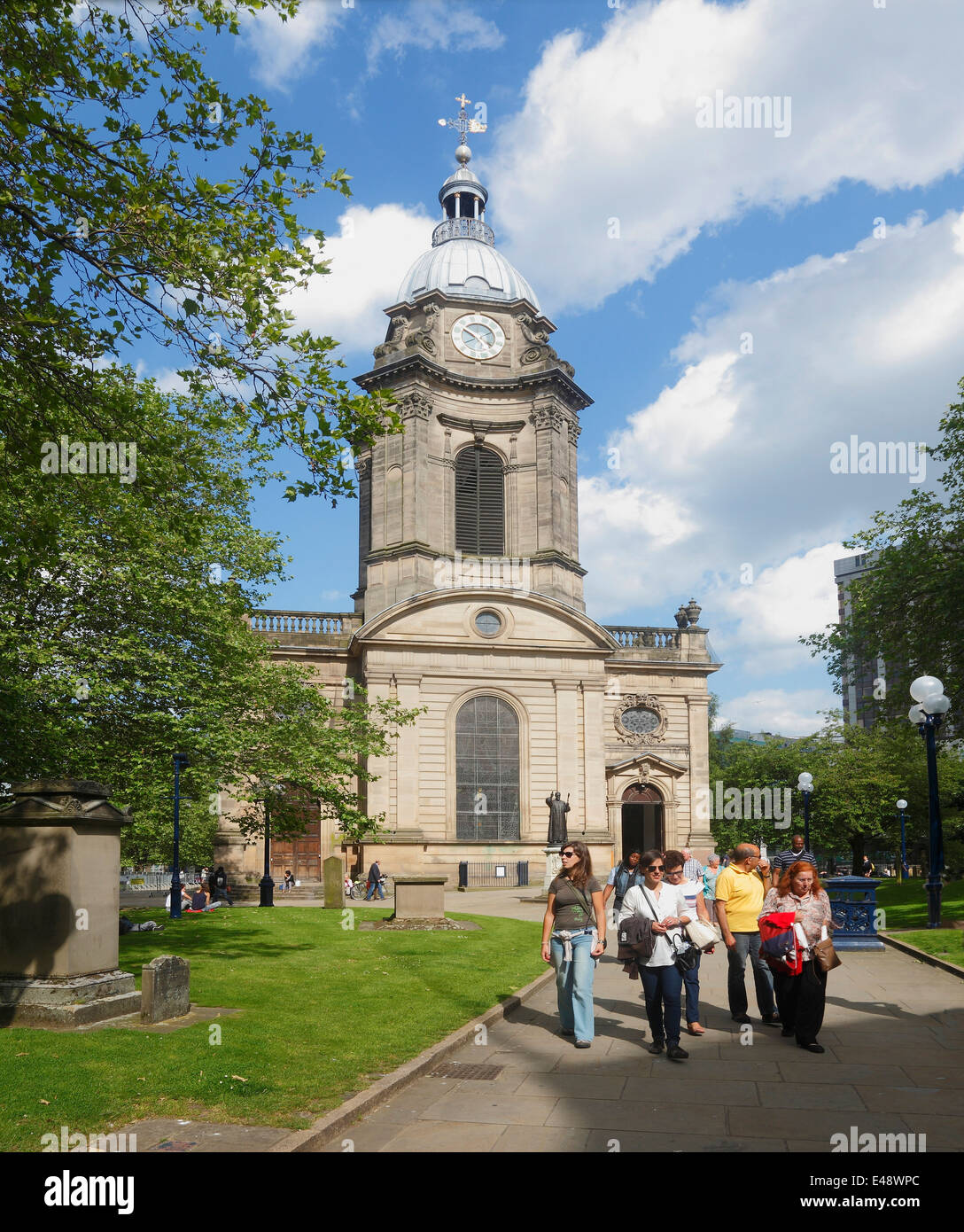 Cathédrale St Philip's dans le centre de Birmingham Banque D'Images