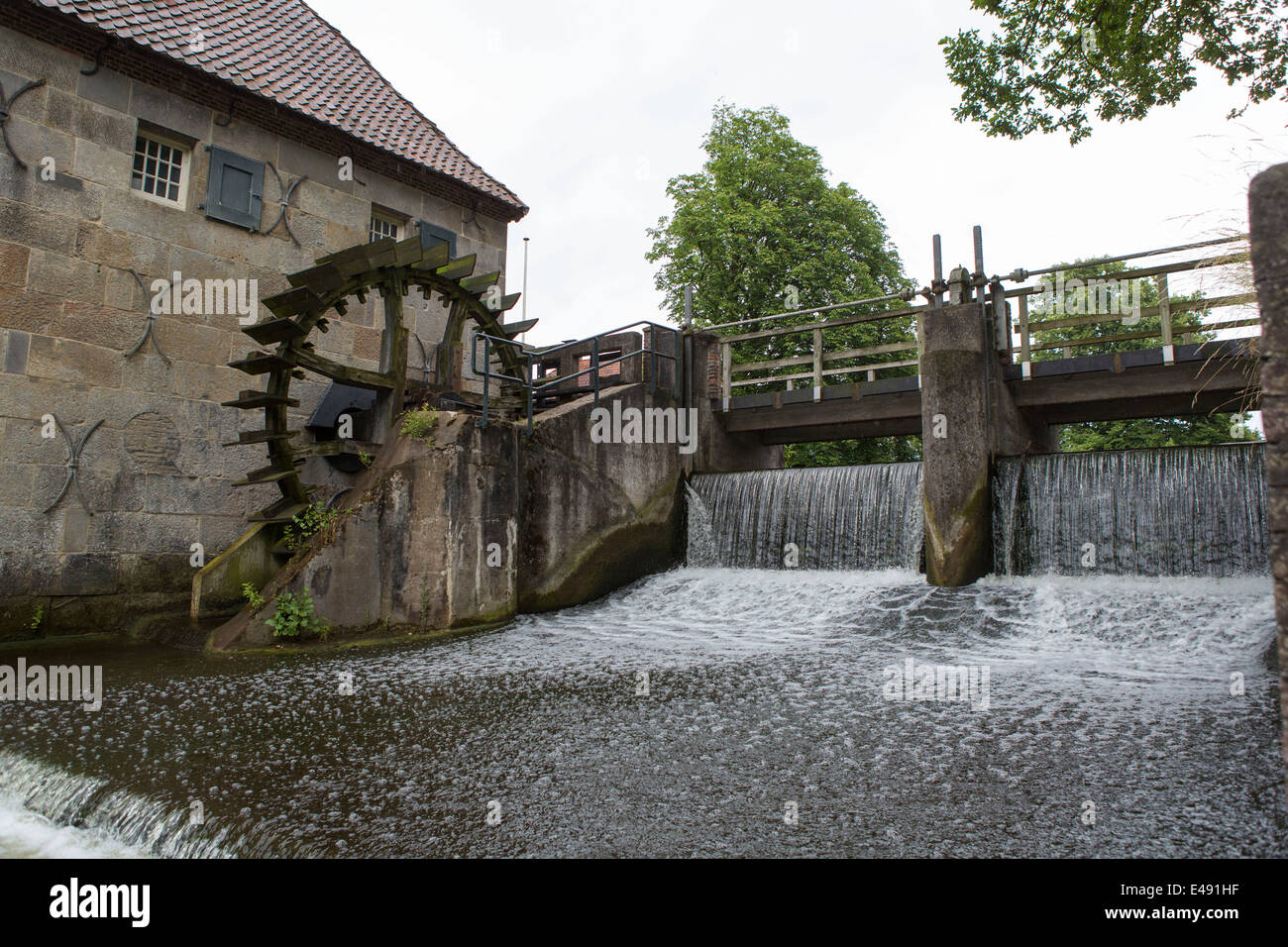 Le moulin à eau "allumse Watermolen' dans Saint-dizier dans les Pays-Bas Banque D'Images