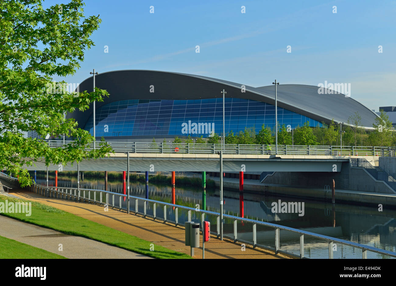 Centre aquatique de Londres, Queen Elizabeth Olympic Park, London E20, Royaume-Uni Banque D'Images