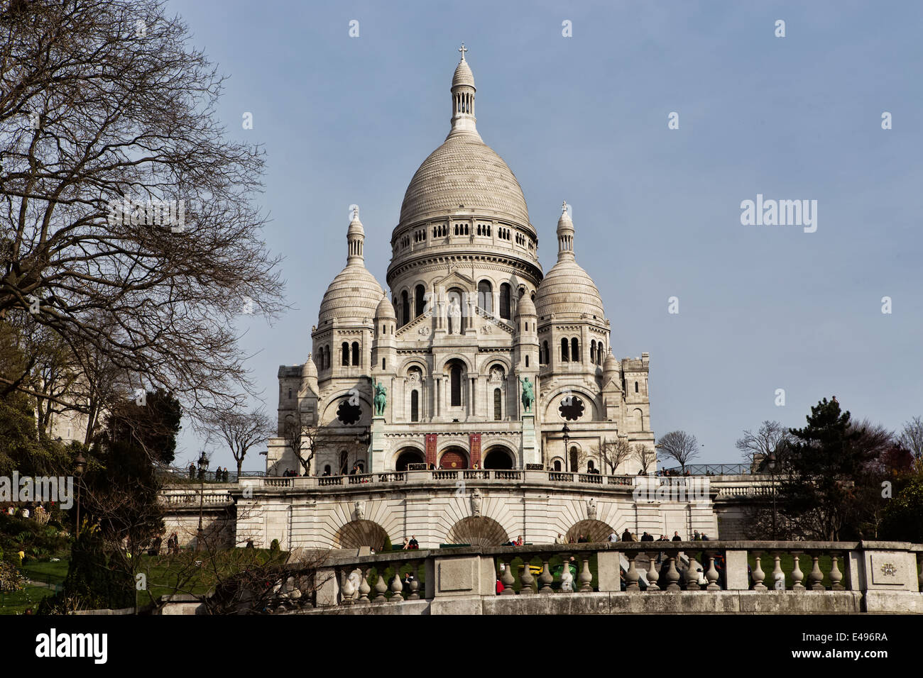 Paris Sacré Coeur Banque D'Images