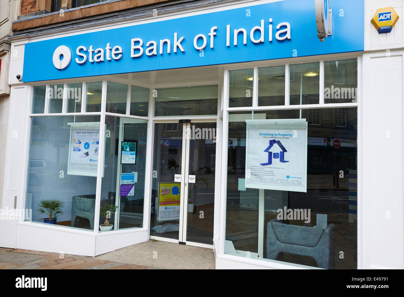 State Bank of India Queen Square Wolverhampton West Midlands UK Banque D'Images