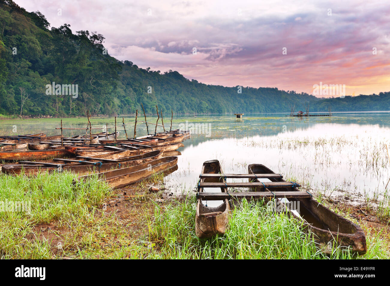 Lac de Tamblingan Banque D'Images