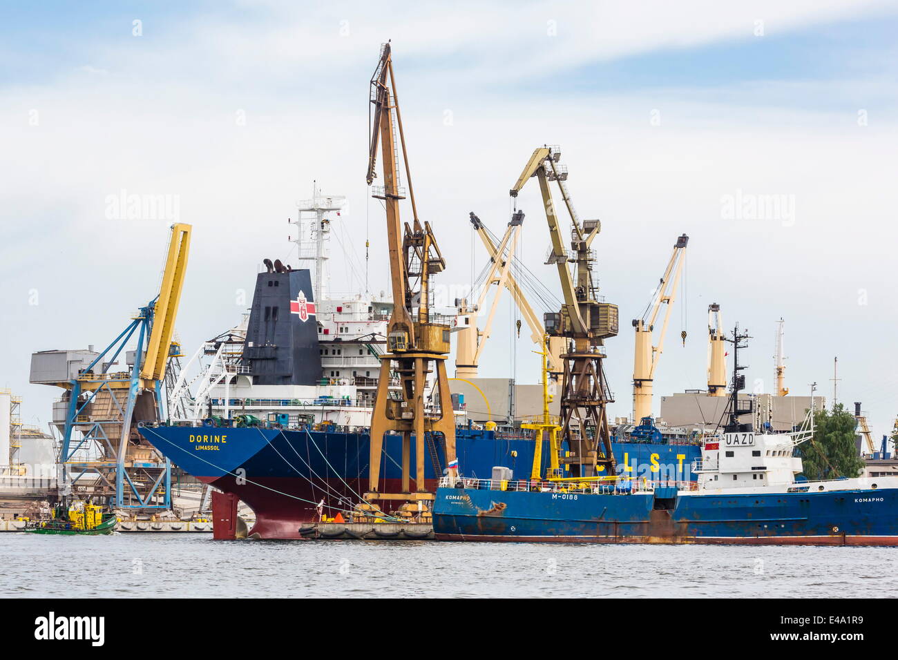 Une fois les chantiers navals de Gdansk, sous contrôle communiste accueil du mouvement Solidarité, Gdansk, Pologne, Europe Banque D'Images