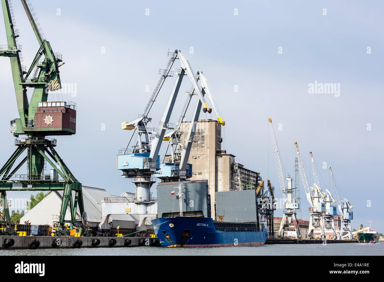 Une fois les chantiers navals de Gdansk, sous contrôle communiste accueil du mouvement Solidarité, Gdansk, Pologne, Europe Banque D'Images