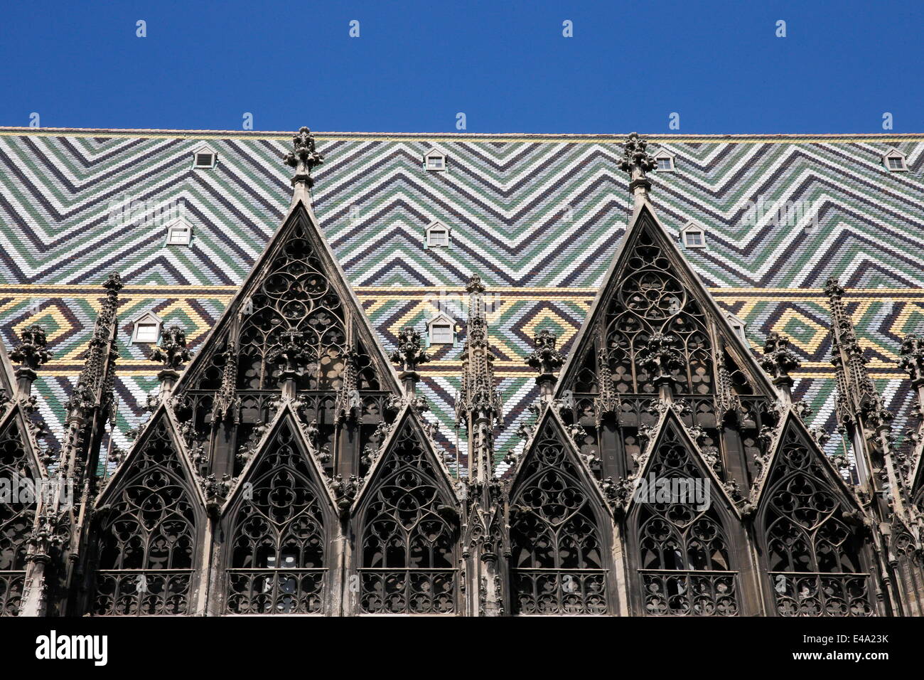 La cathédrale St Stephen, Vienne, Autriche, Europe Banque D'Images