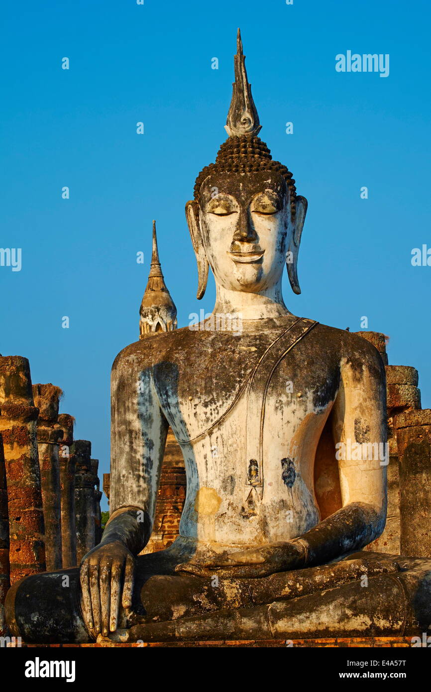 Wat Mahatat, Sukhothai Historical Park, UNESCO World Heritage Site, Sukhothai, Thaïlande, Asie du Sud, Asie Banque D'Images