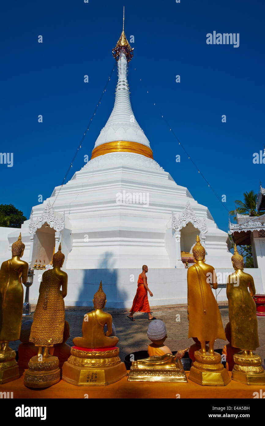 Wat Phra That Doi Kong Mu, Mae Hong Son, Thaïlande, Asie du Sud, Asie Banque D'Images