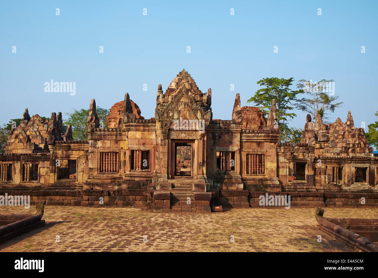 Muang Tham Temple, temple Khmer à partir de la période et le style d'Angkor, Buriram Province, Thaïlande, Asie du Sud, Asie Banque D'Images
