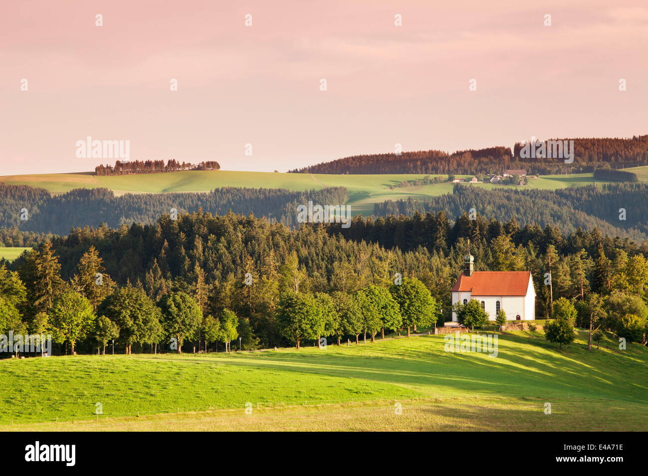 Chapelle Ohmenkapelle, Sankt Margen, Forêt Noire, Baden Wurtemberg, Allemagne, Europe Banque D'Images