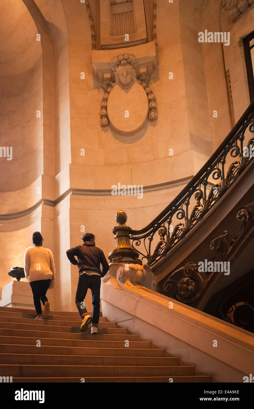 Le 'Grand Palais', architecture intérieure, Paris, France. Banque D'Images