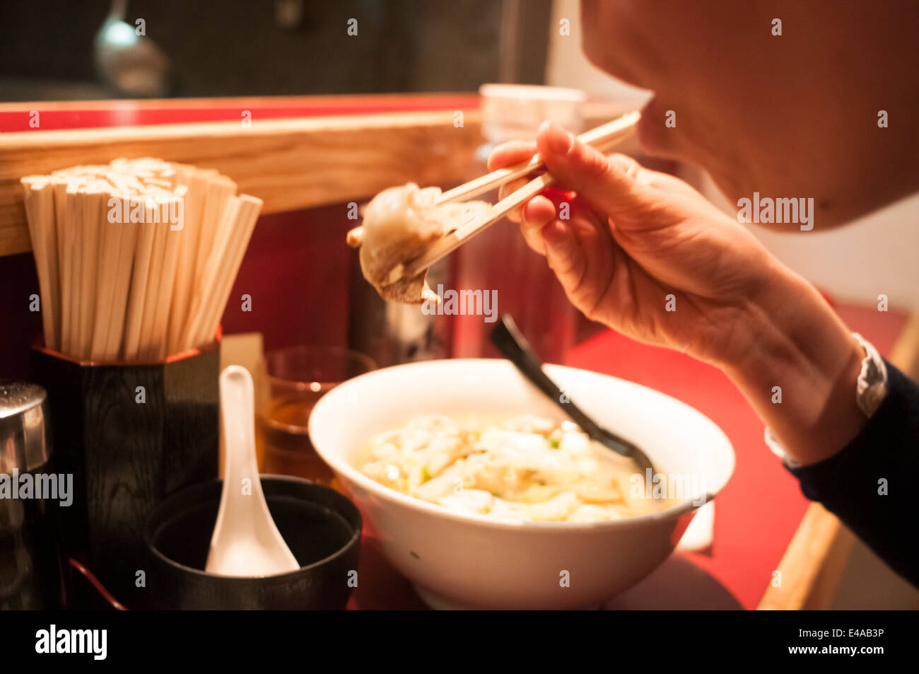 Sapporo, restaurant japonais à Paris, France. Banque D'Images