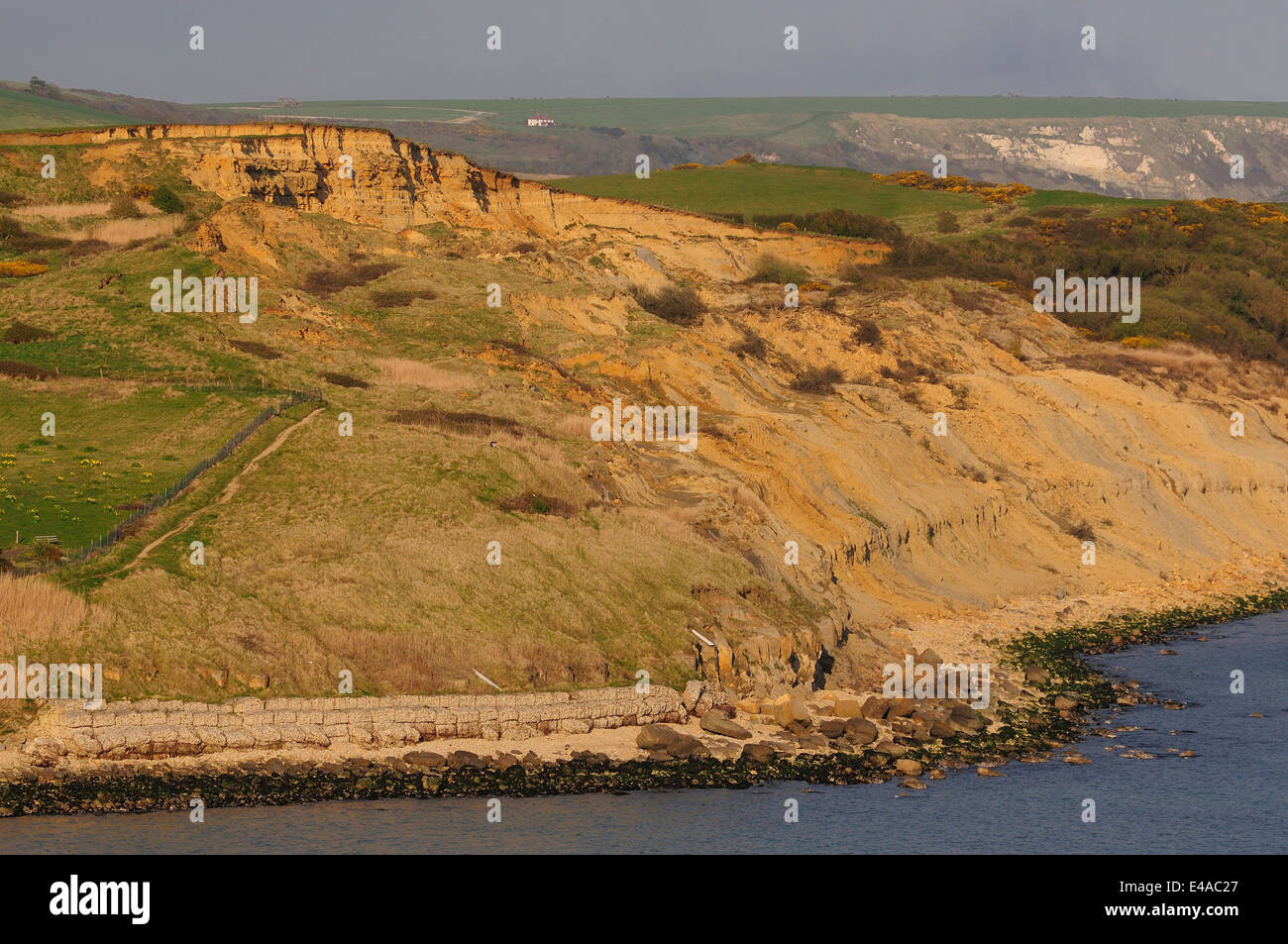 Bowleaze Cove Point près de Redcliff, Weymouth, Dorset. UK Banque D'Images