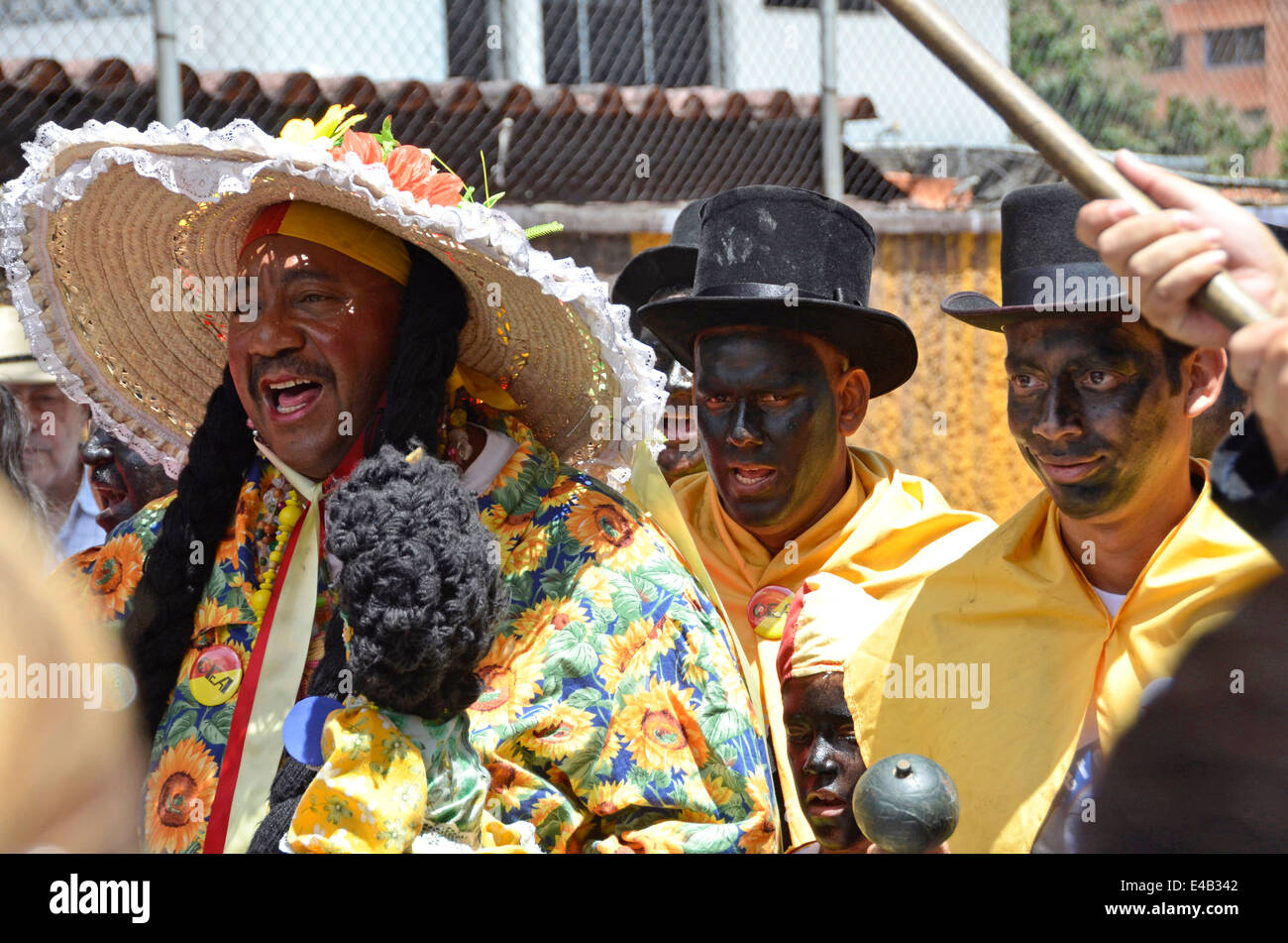 La fête de San Pedro est une fête religieuse qui a lieu tous les 29 juin dans les villes de Guarenas Alberto Callaspo et l'Etat de Miranda Banque D'Images